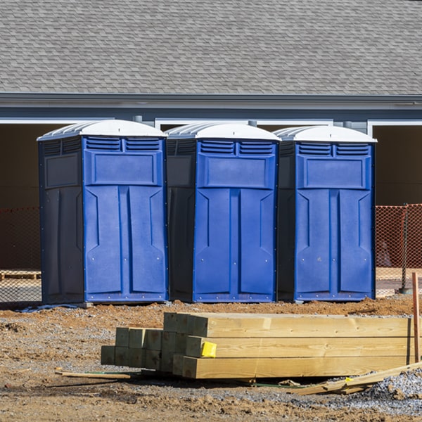 what is the cost difference between standard and deluxe portable restroom rentals in Lake California California